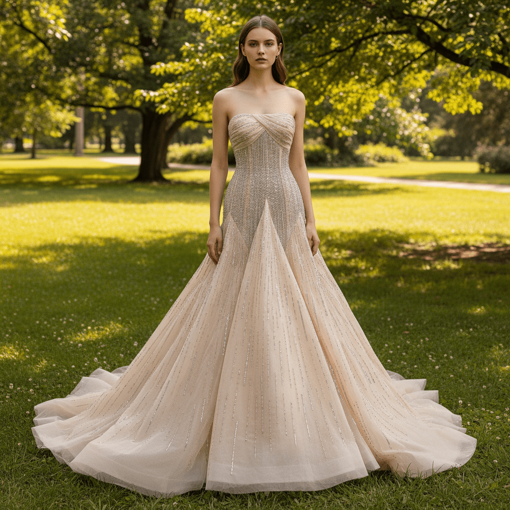 rose gold asian dress Luxury clothing for businesswomen main image 0