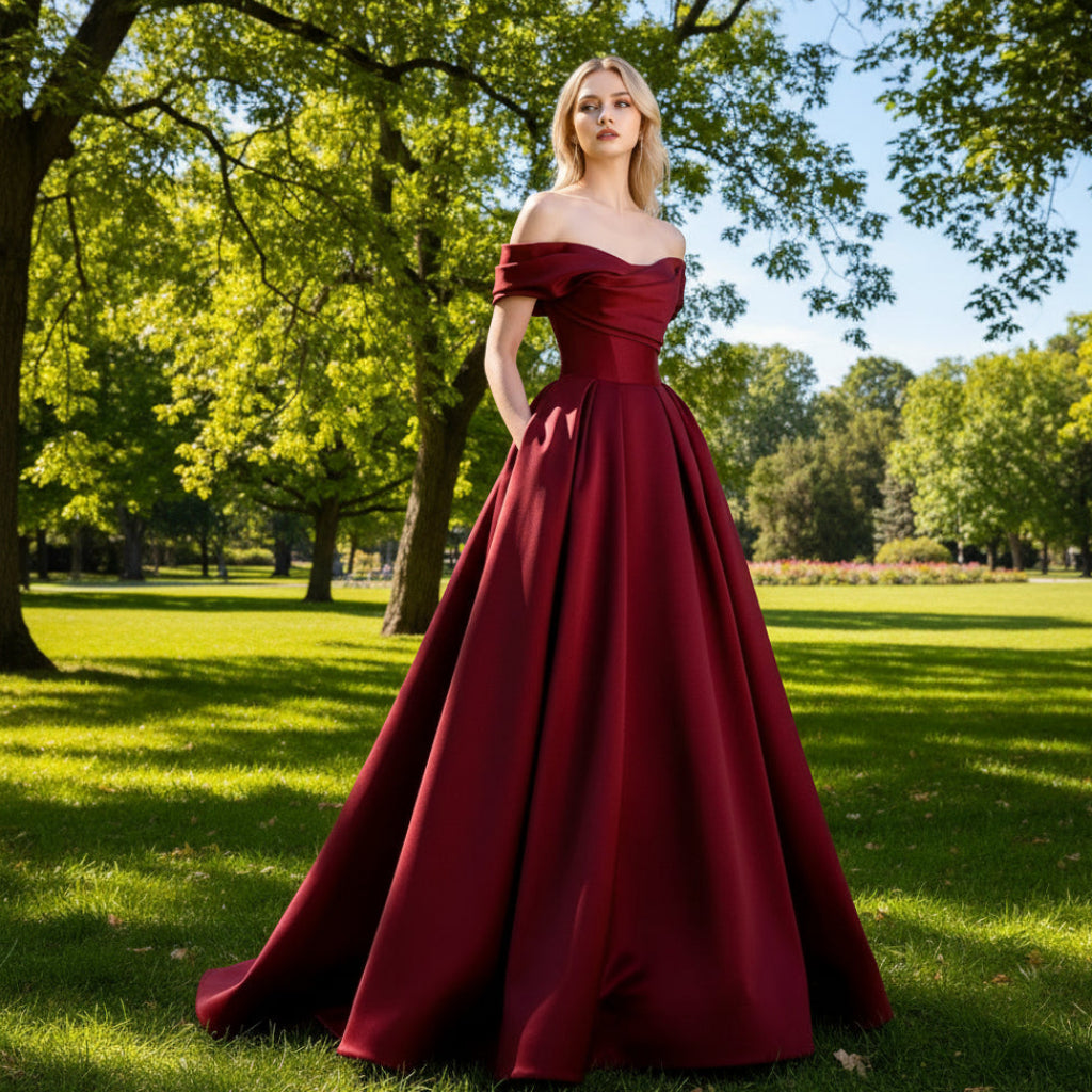 Straight Aross Sleeveless A-Line Formal Dress with Shawl