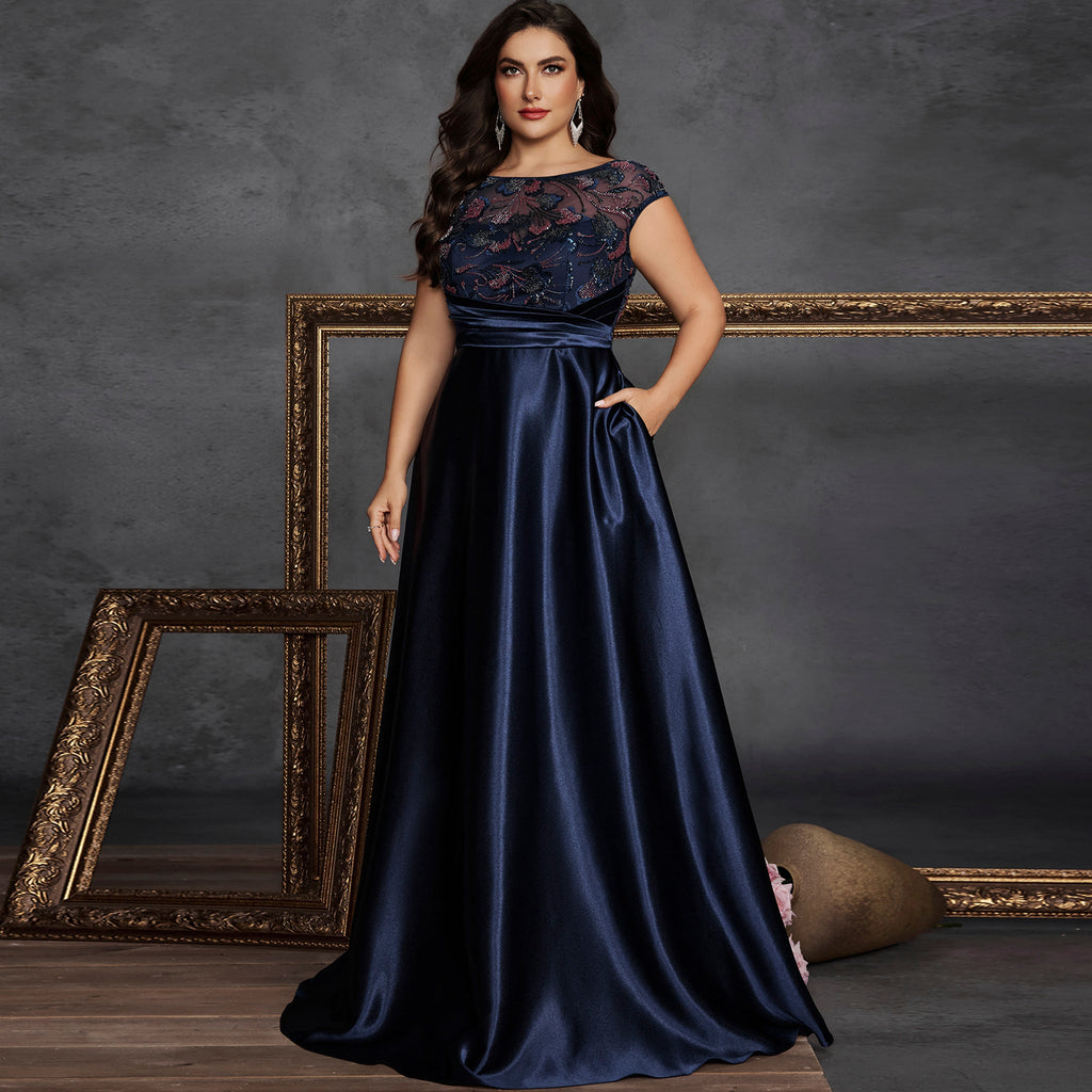 black & white dresses Berylove Women and Formal Dress A-Line V-Neck ColorBlock Evening Dress With Slit DZB11B85-BLACK-ONESIZE Gabby's Dollhouse customized birthday Seamed bodice with a Size:8 US women's numeric