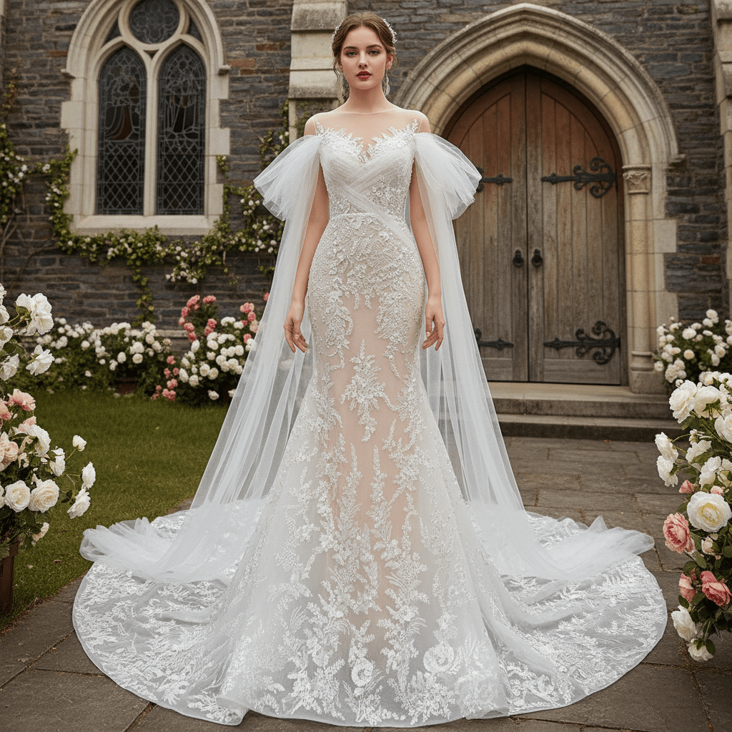 champagne underlay wedding dress Champagne Wedding Dresses
