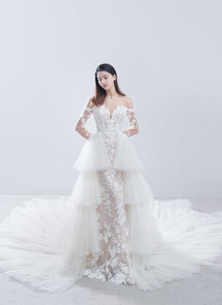 Choosing a Wedding Dress with Detachable Skirt - Rosymae