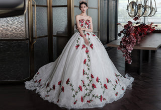 Elevate the Moment: Perfect Embroidered Bridal Attire - Rosymae