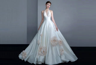 Everything You Want to Know About Halter Neck Wedding Dresses - Rosymae