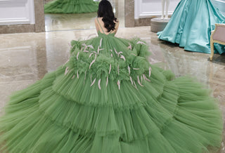 Wedding Dress Green