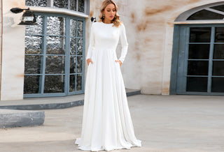 Wedding Dress High Neck