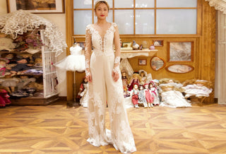 The Most Sophisticated Wedding Dress Jumpsuits to Make Your Dream Come True - Rosymae