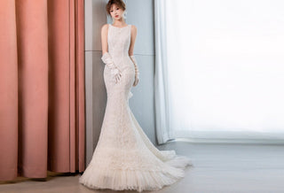 The Most Stylish Fishtail Wedding Dresses - Rosymae