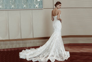 Wedding Dress with Lace Back