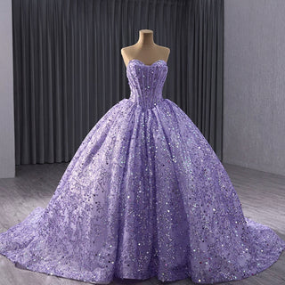 Luxury Wedding Dress Under $1500 | Sparkle Glam Look