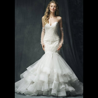 Mermaid Wedding Dress without Sleeve