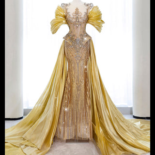 Gold Wedding Dresses & Bridal Gowns