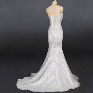 Mid Back Wedding Dresses