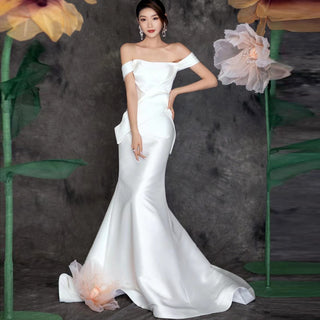 Off Shoulder Mermaid Wedding Dresses & Bridal Gowns