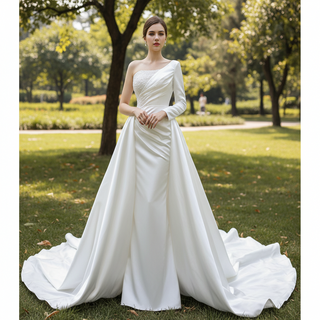 Simple & Elegant Satin Wedding Dresses