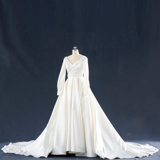 Plus Size Wedding Dresses with Long Sleeves