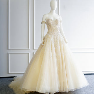 Ball Gown Wedding Dress with Bling
