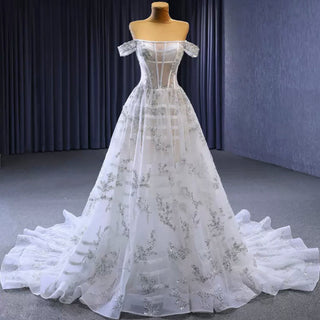 Court Train Wedding Dresses - Rosymae