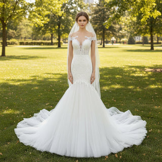 Cowl Neck Wedding Dresses - Rosymae