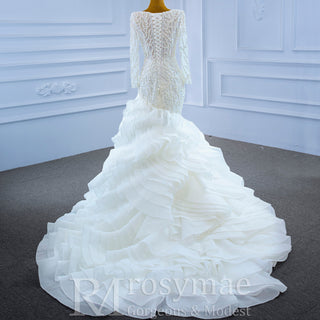 Full Back Wedding Dresses - Rosymae