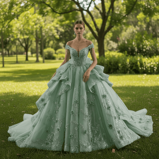Green Wedding Dresses - Rosymae