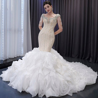 Heavy Beading Wedding Dresses - Rosymae