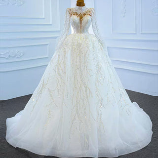 High Neck Wedding Dresses - Rosymae
