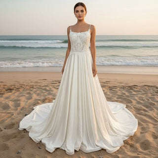 Boat-neck Wedding Dresses
