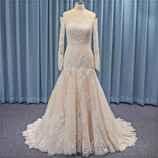 Lace Mermaid Plus Size Wedding Dress - Rosymae