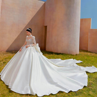 Winter Wedding Dress with Long Sleeves