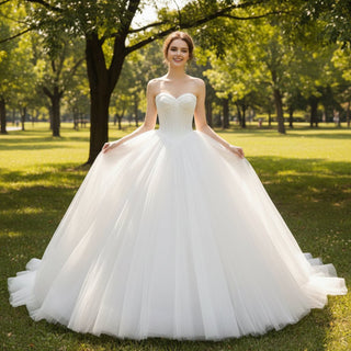 Mesh Wedding Dresses & Gowns - Rosymae