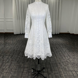 Midi & Short Wedding Dresses with Sleeves - Rosymae