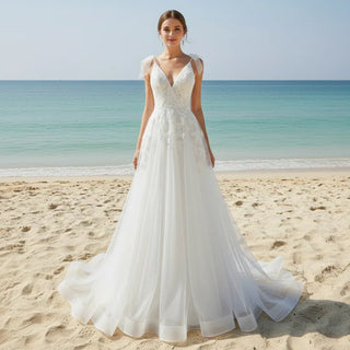 Minimalist Wedding Dress - Rosymae