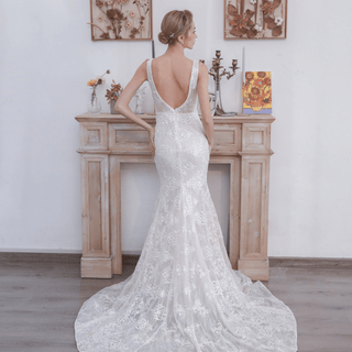 Open Back & Backless Wedding Dresses - Rosymae