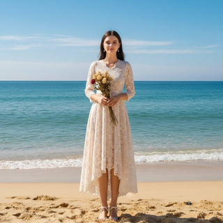 Plus Size Midi & Short Wedding Dresses - Rosymae