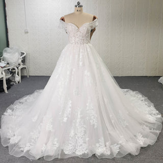Plus Size Off the Shoulder Wedding Dresses & Bridal Gowns - Rosymae