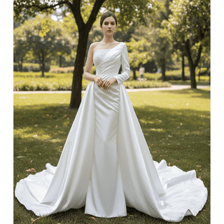 Ruched Wedding Dress - Rosymae