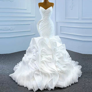 Ruffle Wedding Dresses - Rosymae
