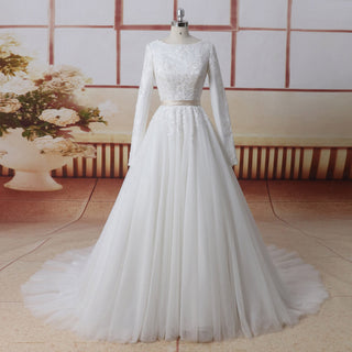 Satin & Tulle Bride Wedding Dresses & Bridal Gowns - Rosymae