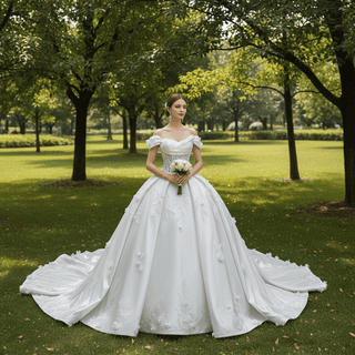 Satin Wedding Dresses - Rosymae