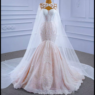 Scalloped Lace Wedding Dresses - Rosymae