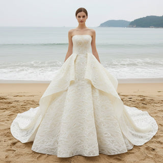 Sleeveless Wedding Dresses - Rosymae