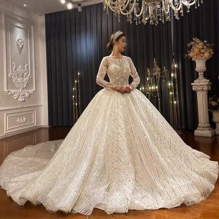 Sparkly Ball Gown Wedding Dress