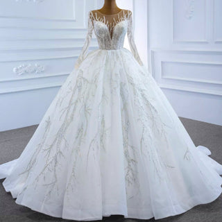Stunning Ball Gown Wedding Dress Under $800 - Rosymae