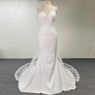 Plus Size Mermaid Wedding Dress | Satin & Sexy Fit