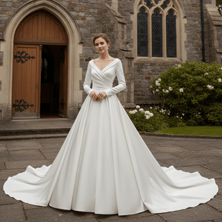 Wedding Dress Under $400 | Simple & Timeless - Rosymae