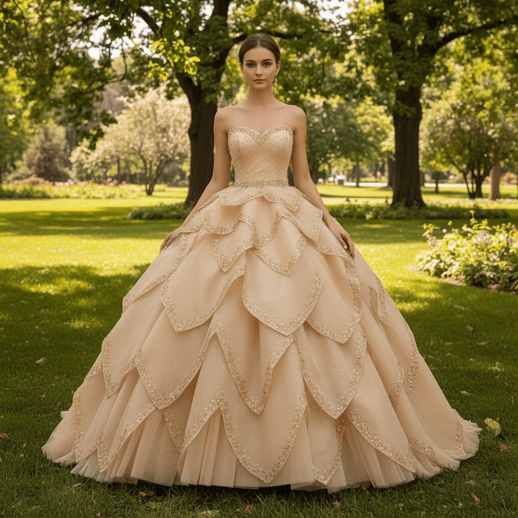 2 in 1 Quinceanera Dresses Organza Ball Gown Flower Luxury Party Gowns