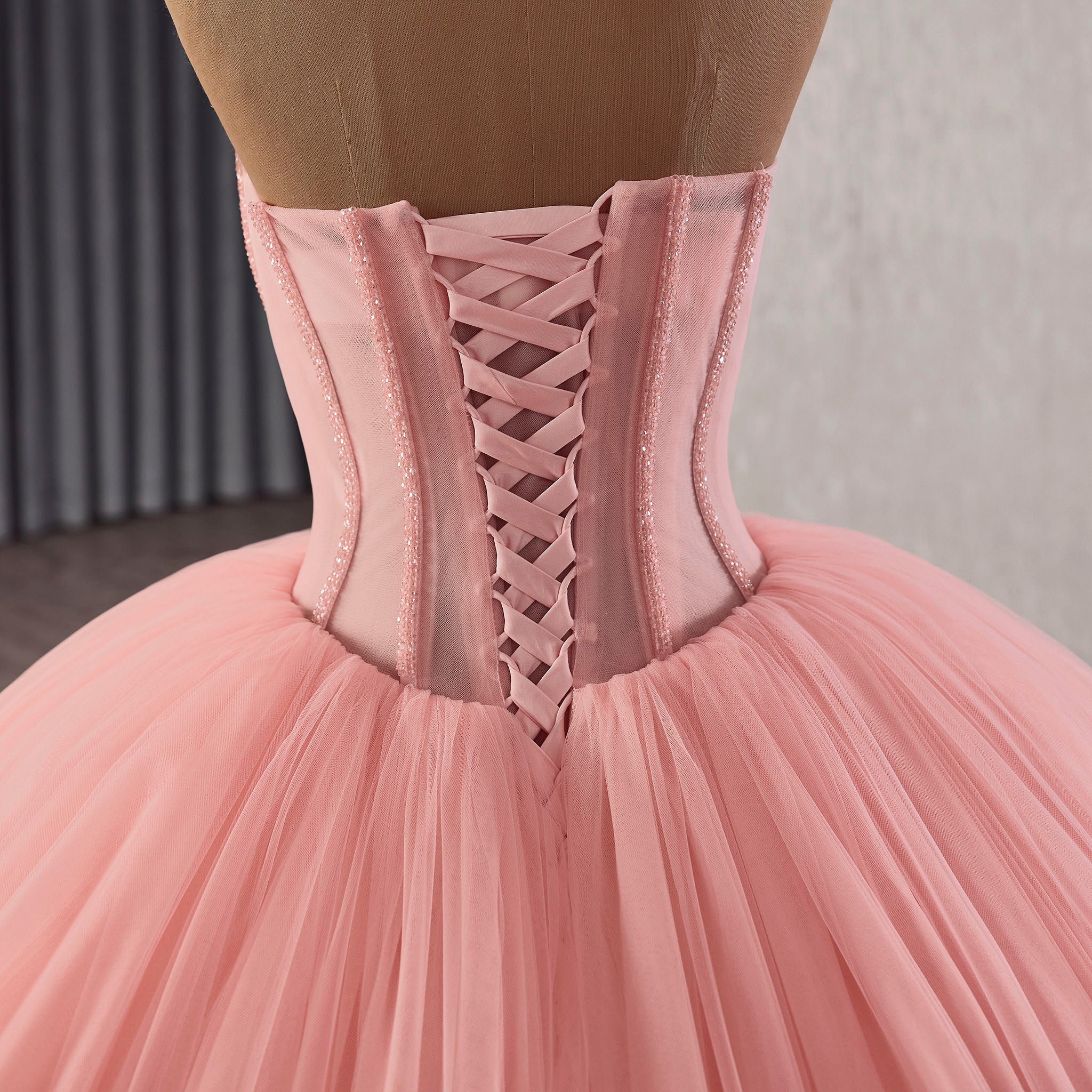 Blush Pink Quinceanera Dresses | Buy Puffy Formal Gowns Online - Rosymae Blush / 0 Blush Pink Quinceanera Dresses | Buy Puffy Formal Gowns Online - Rosymae Blush / 0