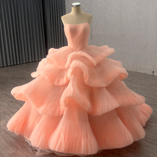 Ruffles Babay Blue Quinceanera Dress Robes De Soirée Vestidos De 15 Anos