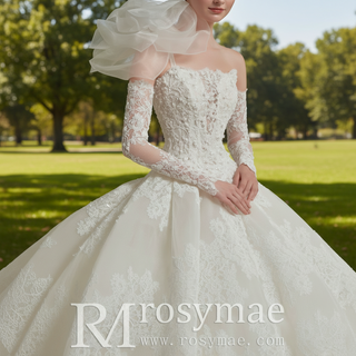 Floral Lace Bridal Gowns & Ball Gown Wedding Dresses