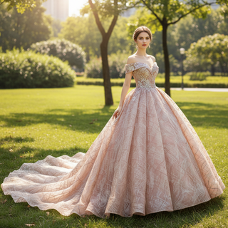 Robe de bal chérie à épaules dénudées, robes de bal scintillantes Quinceanera